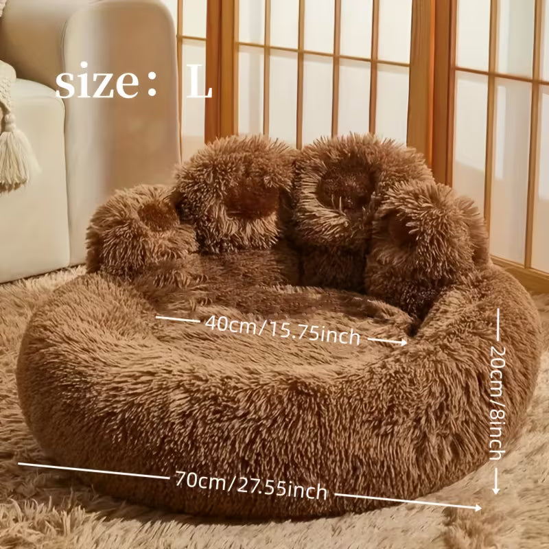 Plush Calming Dog Bed