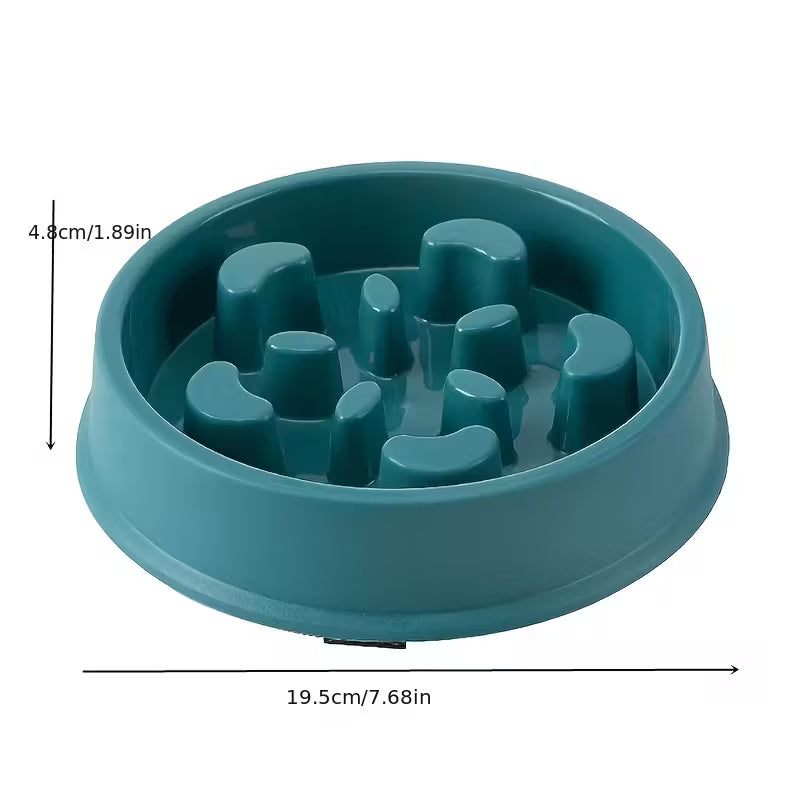 Anti-Choking Slow Feeder and Water Bowl Station