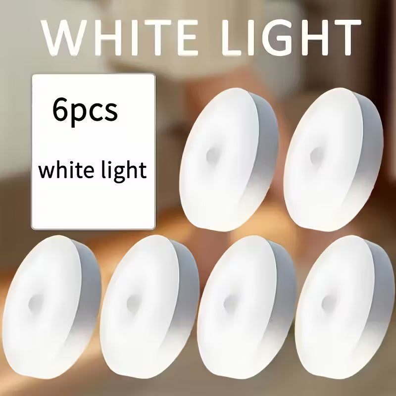 6pcs/4pcs Indoor Motion Sensor Light