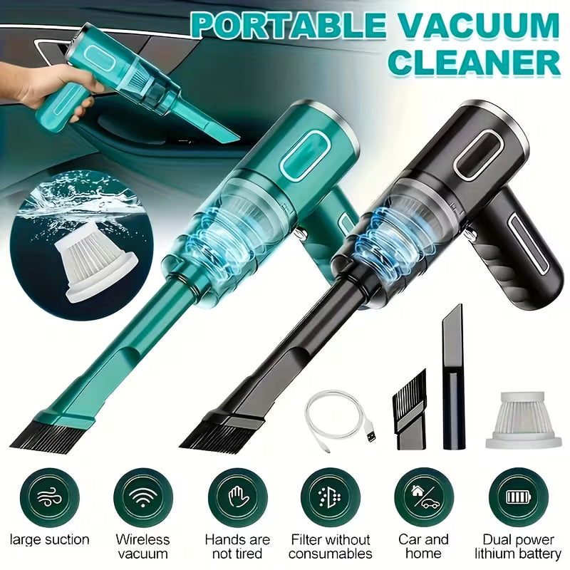 USB Rechargeable Portable Mini Cordless Handheld Vacuum Cleaner
