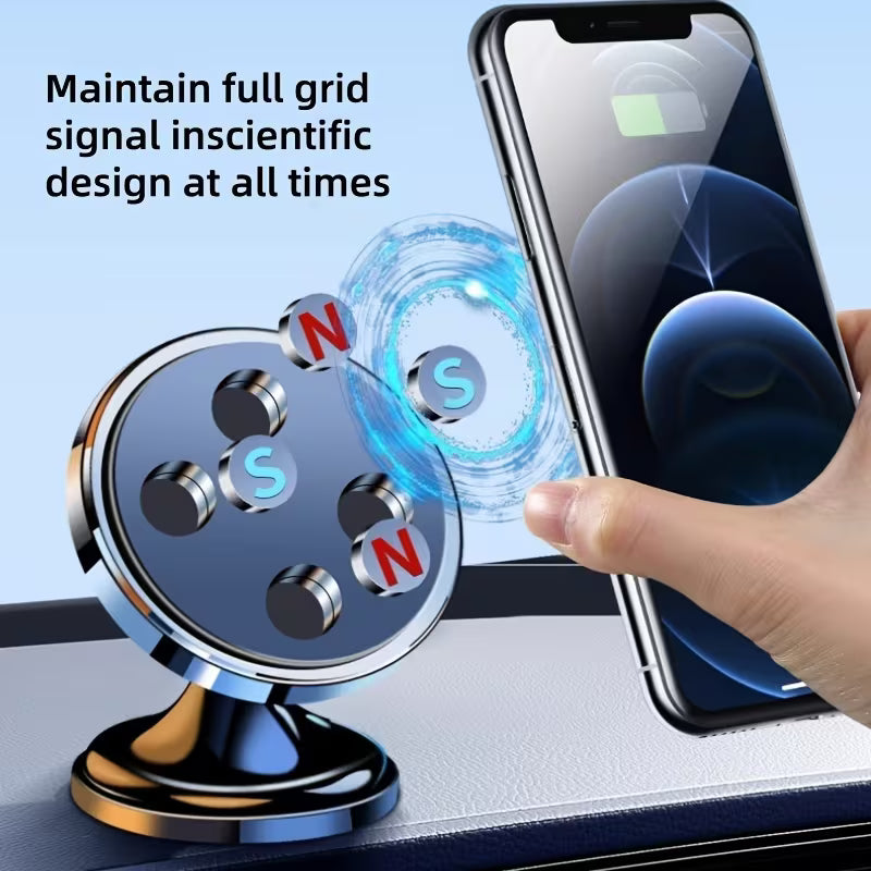 360° Rotatable Magnetic Car Phone Mount