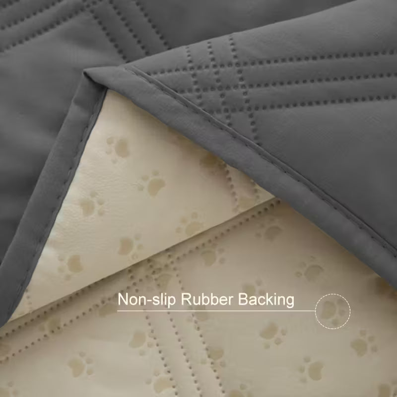 1pc Quilted Puppy Sofa Cover
